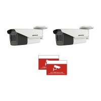 2x HIKVision DS-2CE19U7T-AIT3ZF + Aufkleber