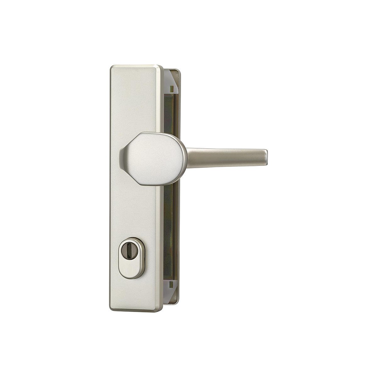 Abus HLZS814 F2 Schutzbeschlag eckig WG, neusiber