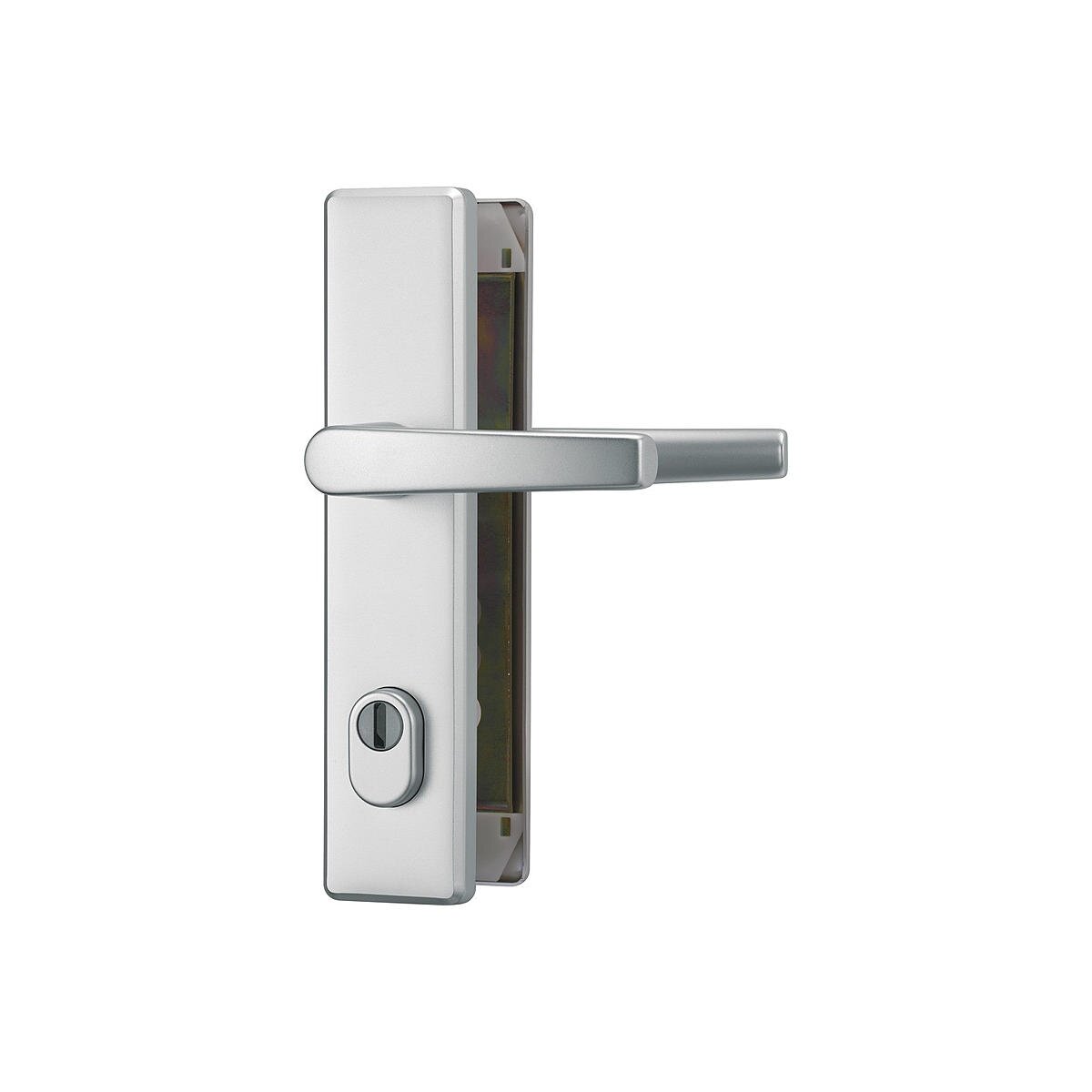 Abus HLZS814 F2 EK Schutzbeschlag eckig DG, silber
