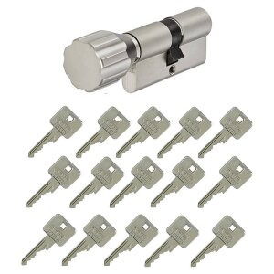 Abus A93 A35/K30 Knaufzylinder vs. + 15 Schlüssel
