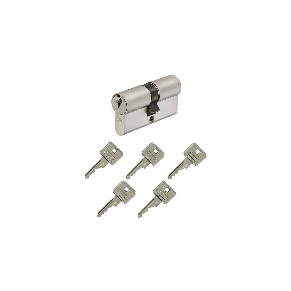 Abus A93 30/30 Doppelzylinder vs. + 5 Schlüssel