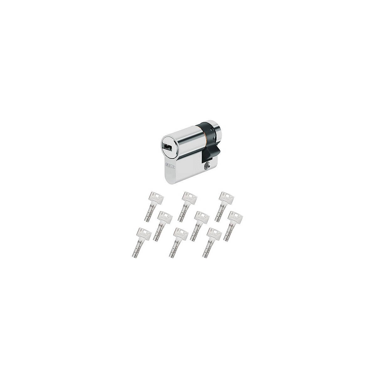 Abus Bravus 3000 Halbzylinder 30/10 vs. 9 Schl.