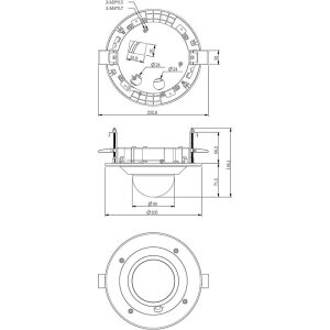 VIVOTEK AM-105 Deckeneinbausatz