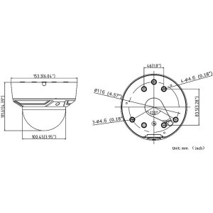 TruVision TVGP-M01-0402-DOM-G IP-Kamera 4MPx T/N