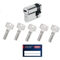 Abus Bravus 2000 MX Halbzylinder 30/10 5 Schlüssel