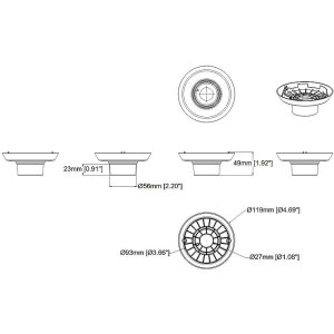 AXIS TM4101 Hängemontageset, Innen, 1,5-NPS