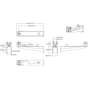 AXIS WALL MOUNT EXCAM XF Wandmontagearm, Edelstahl