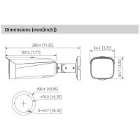 Dahua IPC-HFW3449T1P-AS-PV-0280B-S5 IP-Kamera 4MPx