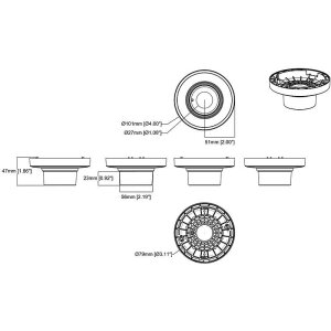 AXIS T94B02D Hängemontageset, schwarz