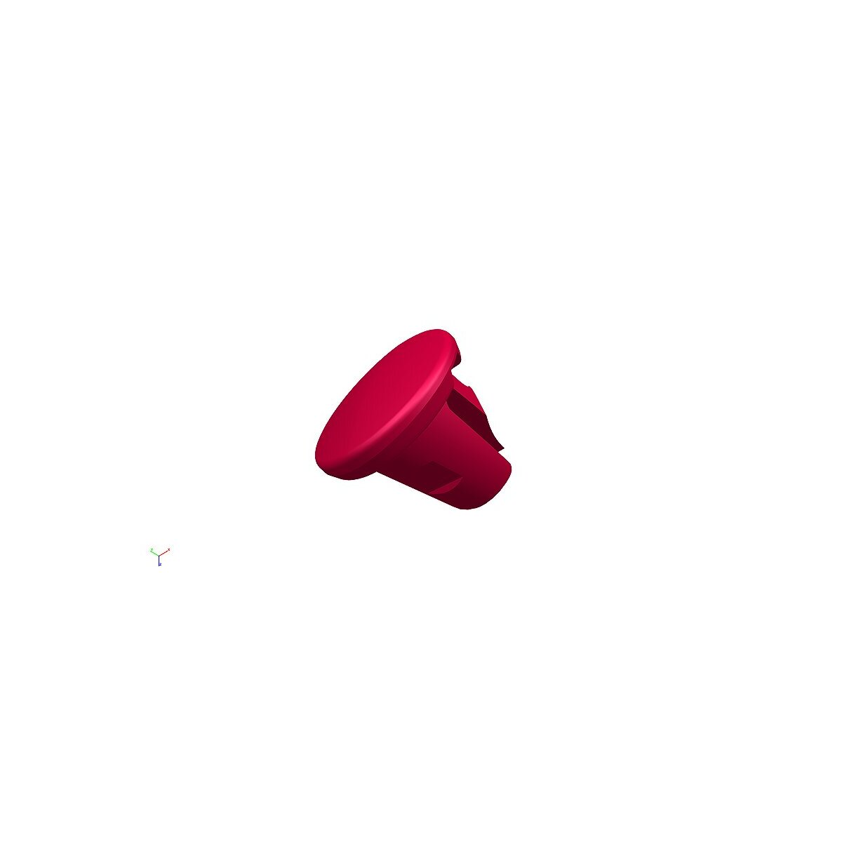 iLOQ Farbkappe für Key Fob K55S.2, Rot 100Stk.