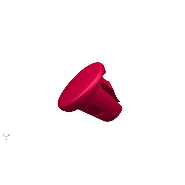 iLOQ Farbkappe für Key Fob K55S.2, Rot 100Stk.
