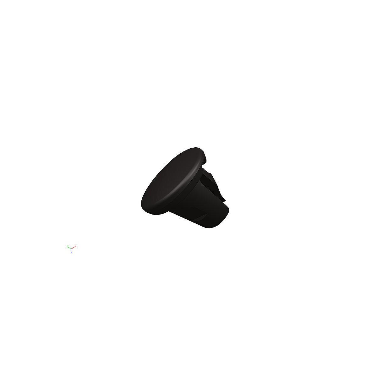 iLOQ Farbkappe für Key Fob K55S.2, Schwarz 100Stk.