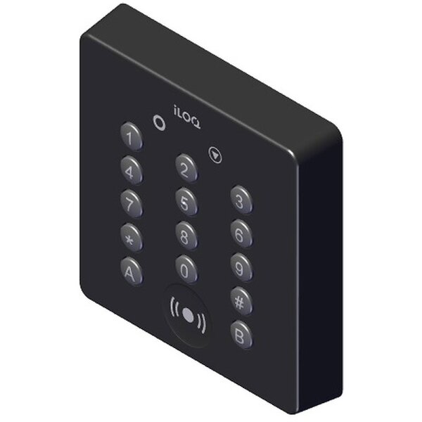 iLOQ RFID-Wandleser mit Tastenfeld, NFC-kompatibel