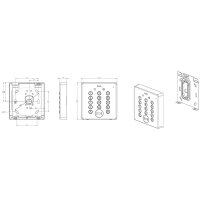 iLOQ RFID-Wandleser mit Tastenfeld, NFC-kompatibel