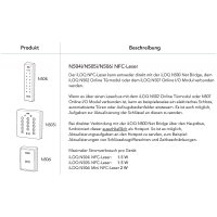 iLOQ RFID-Türleser + Touch-Tasten, NFC-kompatibel