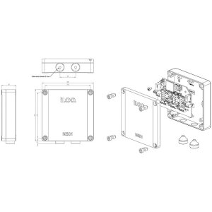 iLOQ Türmodul N501 für eine Tür inkl. 4G SIM-Karte
