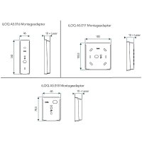 iLOQ Montageadapter für N505i Leser