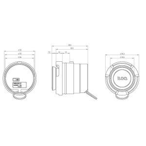 iLOQ Rohrtresorzylinder für Assa 78mm Safe 9M37