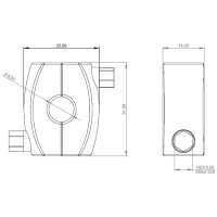 iLOQ Kettenhalteschelle f. G3 Vorhängeschlossbügel