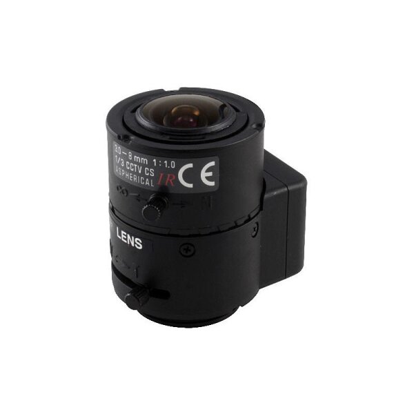 Eneo F03Z2.6DC-NFSHR F1,0/3-8mm DC-Objektiv