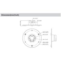 Dahua PFA108 Adapterplatte