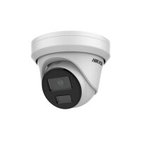 Hikvision DS-2CD3343G2-ISU(2.8mm)(B)(O-STD) Netzwerk Turret Kamera, 4MP, AcuSense, 120dB WDR, Mic, IR, IP67, weiß
