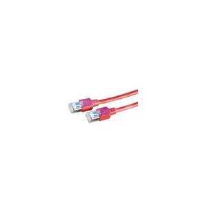 KERPEN Patchkabel Cat.5e (Class D) SF/U, MegaLine D1-20, rot, 1 m