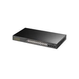 CUDY GS2024S2 24-Port Gigabit Switch Layer 2 Managed mit 4 Gigabit SFP Slots