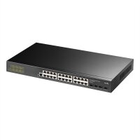 CUDY GS2024S2 24-Port Gigabit Switch Layer 2 Managed mit 4 Gigabit SFP Slots