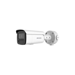 Hikvision DS-2CD3T83G2-4ISU(2.8mm)(B)(O-STD) Netzwerk Fix Bullet Kamera, 8MP, 2,8mm, AcuSense, Infrarot, Mic, IP67, weiß