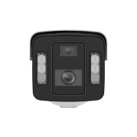 Hikvision iDS-2CD8A86G2-XZHSY(1050/4)(O-STD) Netzwerk Mulit-Sensor Bullet Kamera, 8MP, Darkfighter, DeepinView, Weißlicht, IR, IP67, weiß