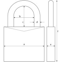 ABUS Bluetooth Vorhangschloss EVEROX™ One 61/45