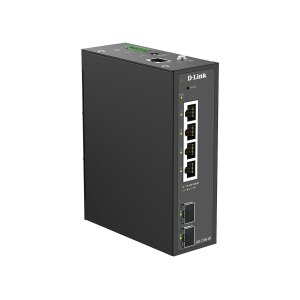 D-Link DIS-210G-06 6-Port Switch, Smart Managed Gigabit Industrial