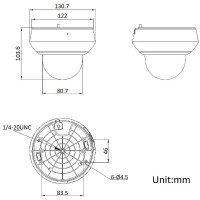 HIKVision DS-2DE2A404IWG1-E IP-Kamera 4MPx T/N IR