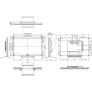 AG Neovo RX-2402 24” LCD Monitor 1080p HDMI