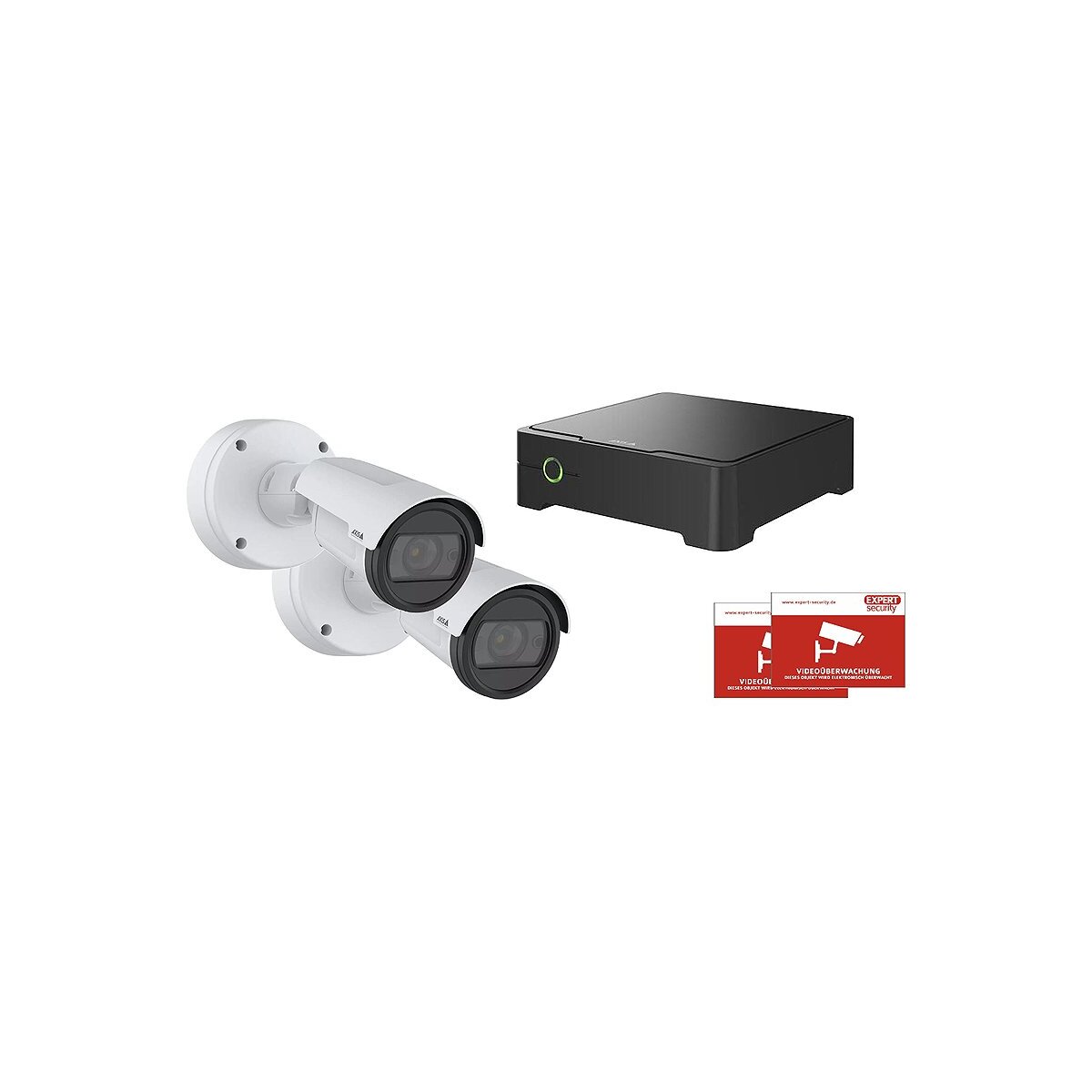 AXIS 4K Videoset 2x Kamera + Rekorder 4TB