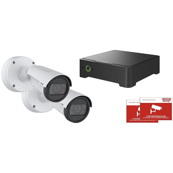 AXIS 4K Videoset 2x Kamera + Rekorder 4TB