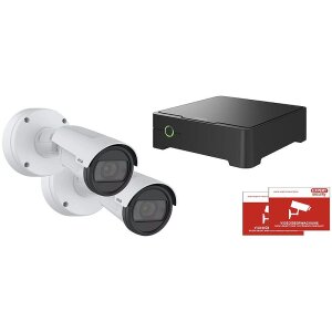 AXIS 4K Videoset 2x Kamera + Rekorder 4TB