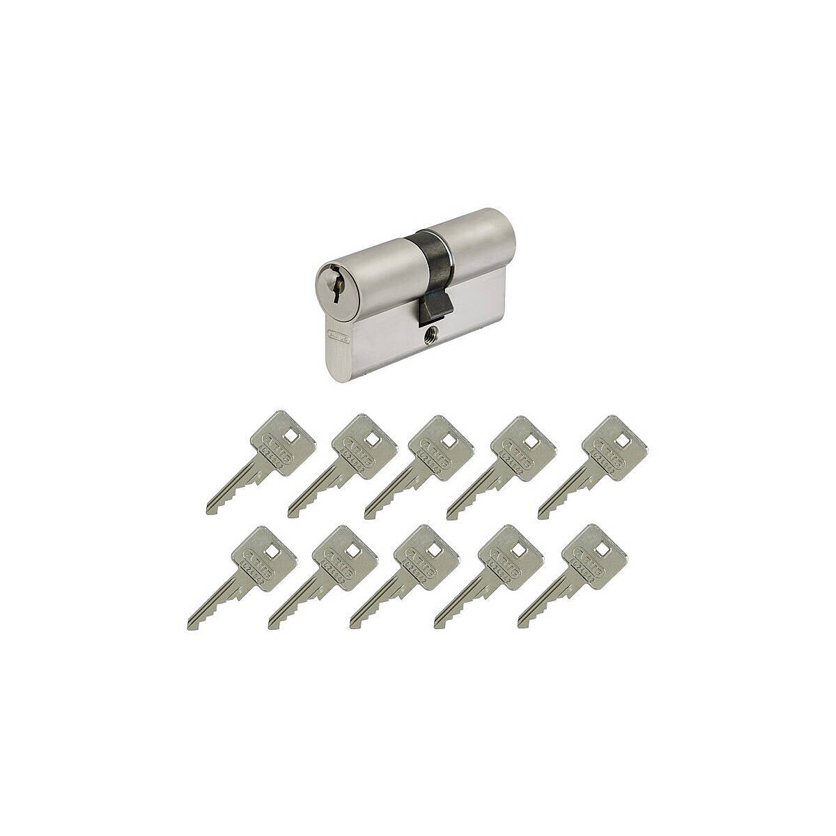 Abus A93 30/45 Doppelzylinder vs. + 10 Schlüssel