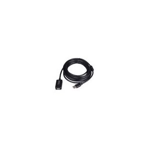 STANDARD USB 2.0 Verlängerung, aktiv, mit Repeater, schwarz, 10 m