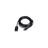 STANDARD USB 2.0 Verlängerung, aktiv, mit Repeater, schwarz, 10 m