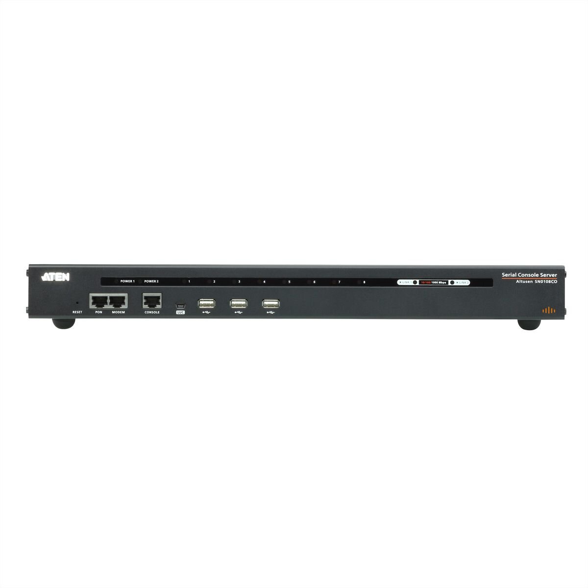 ATEN SN0108CO 8-Port Serieller Konsolen Server mit Dual-Stro