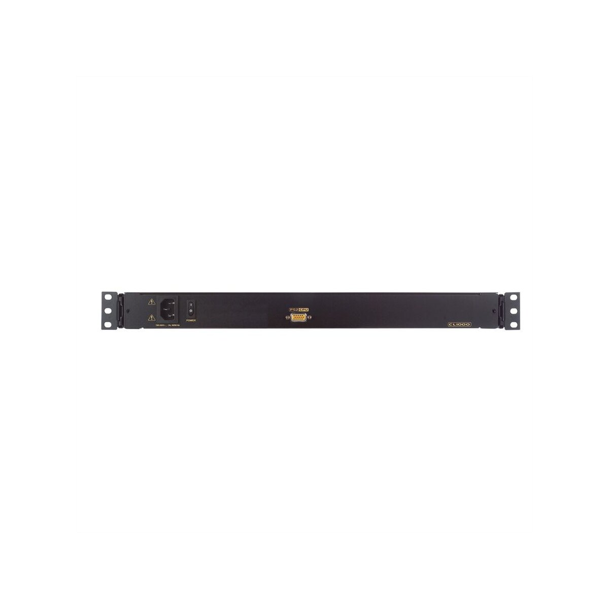 ATEN CL1000M KVM-Konsole, 43cm LCD, VGA, PS/2, CH-Layout