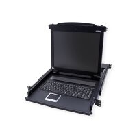 ATEN CL1000M KVM-Konsole, 43cm LCD, VGA, PS/2, IT-Layout