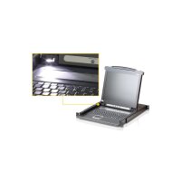 ATEN CL1000N KVM-Konsole, 19" LCD, VGA, PS/2, ES-Layout