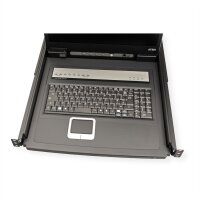 ATEN CL1308N KVM-Switch, 48cm TFT, VGA, PS/2-USB, 8 Port, IT-Layout