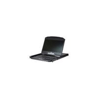 ATEN CL3108NX KVM-Switch, 18,5Zoll TFT, VGA, PS/2-USB, 8 Port, FR-Layout