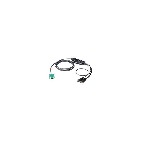 ATEN CL3116NX KVM-Switch, 18,5Zoll TFT, VGA, PS/2-USB, 16 Port, CH-Layout