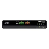 ATEN CS1142DPH4C 2-Port USB 5K DP/HDMI, Dual Bildschirm Universal Secure KVM Switch mit Cardreader