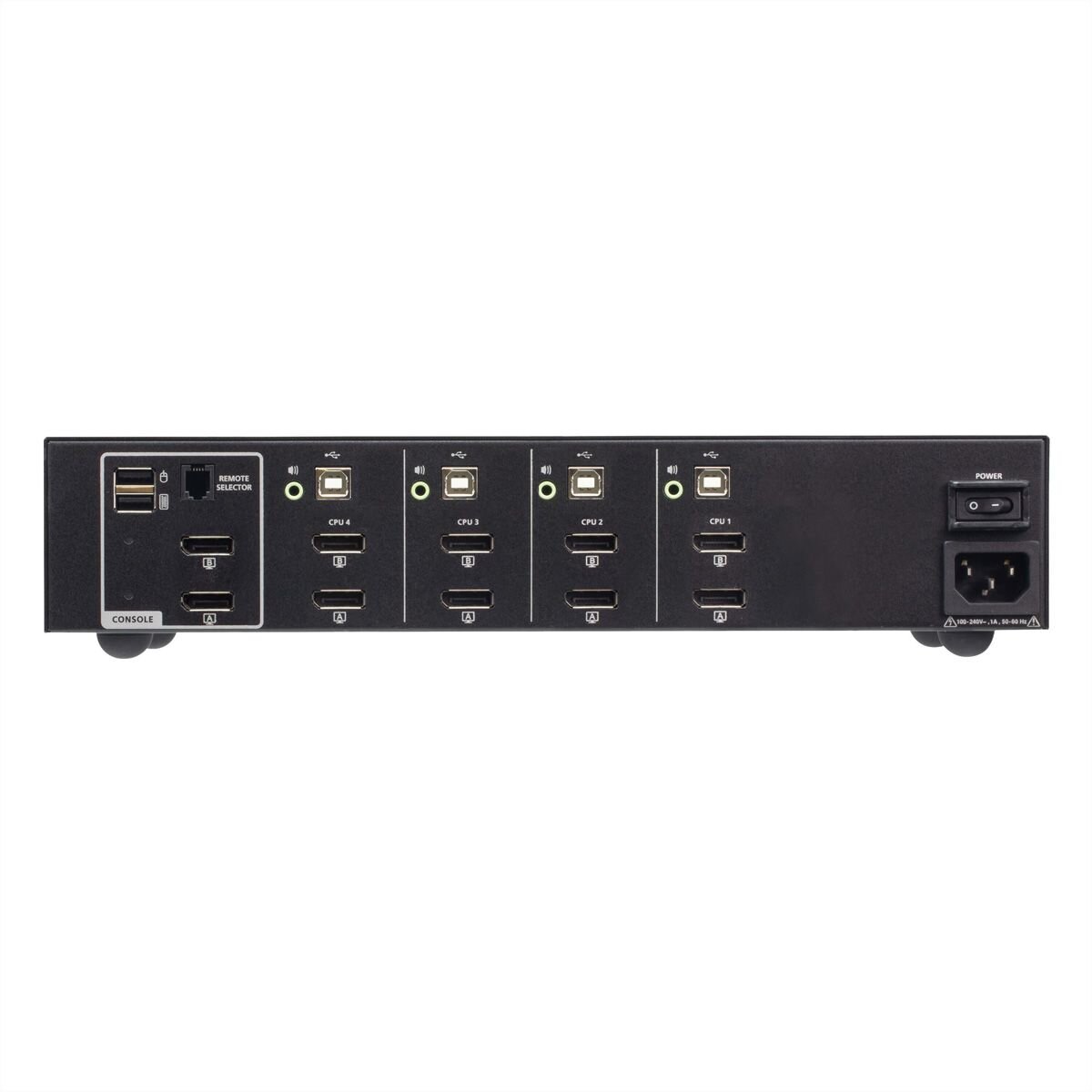 ATEN CS1144DP4 4-Port USB DisplayPort Dual Display Secure KV